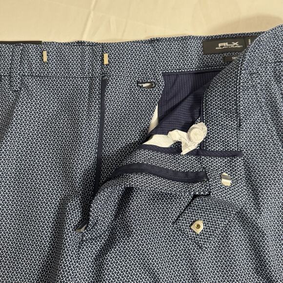 Polo Ralph Lauren RLX Men 33 Shorts Navy Golf Concept Water Repellent - Picture 11 of 14